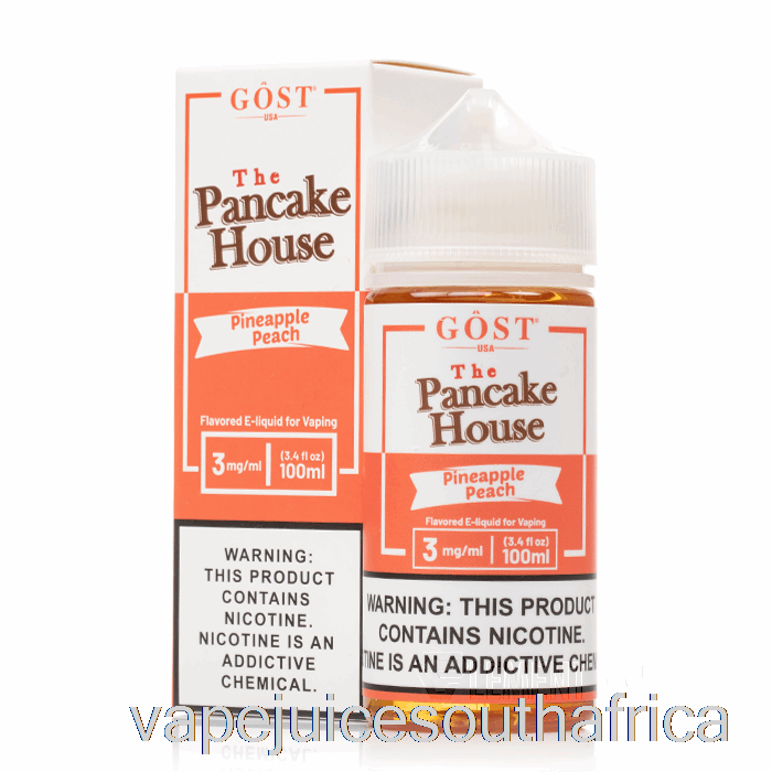 Vape Pods Pineapple Peach - The Pancake House - Gost Vapor - 100Ml 3Mg